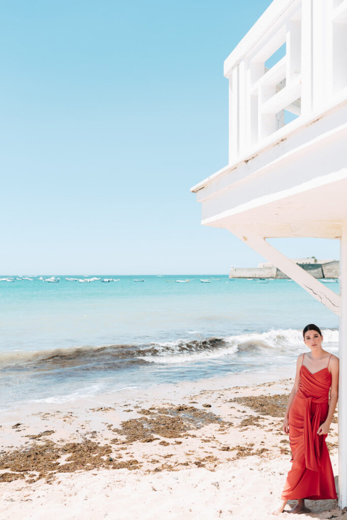 Fotografía para invitadas en Cádiz gabinete de prensa de moda